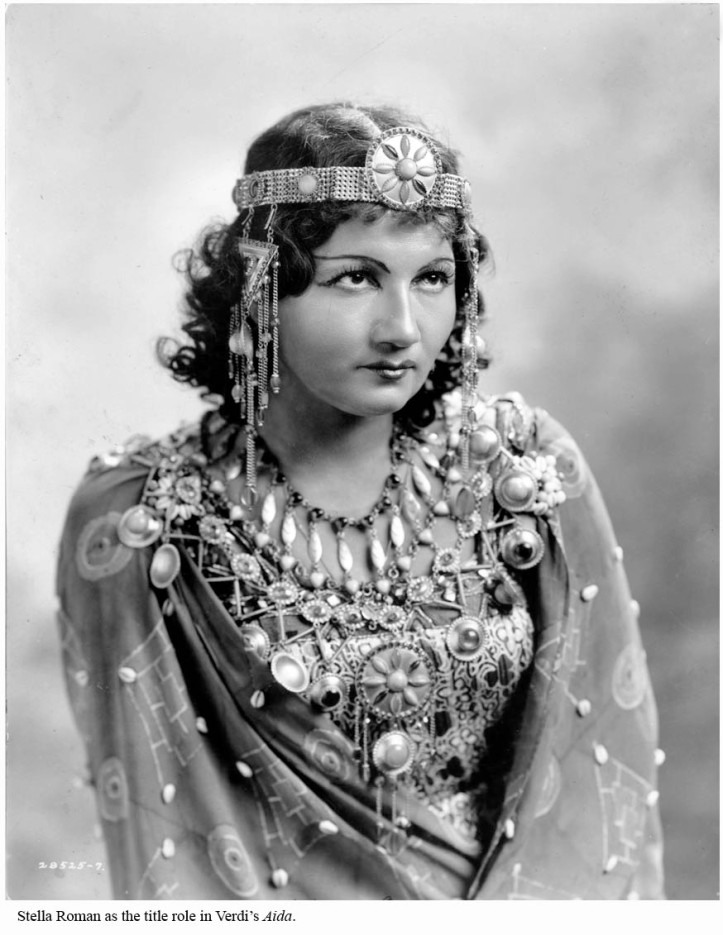 Stella Roman în Aida