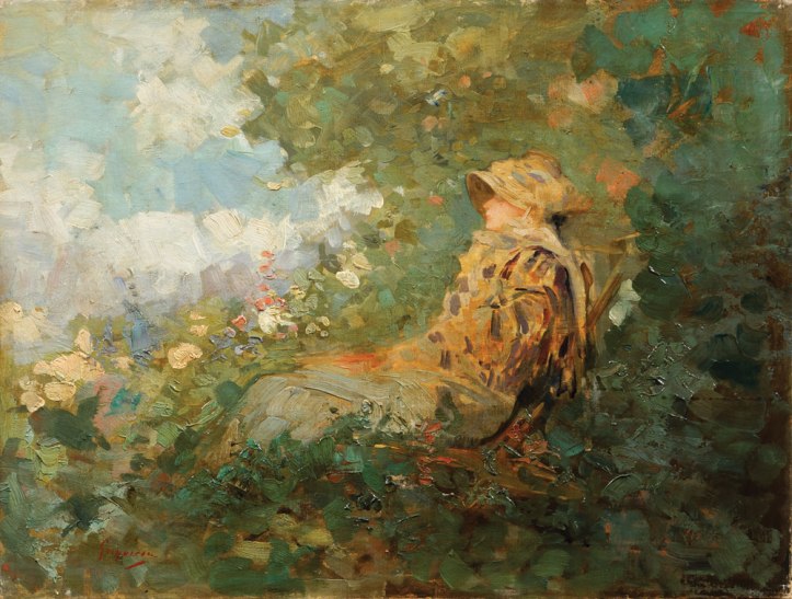 Charlotta Leria (Femeie în grădină) - N. Grigorescu