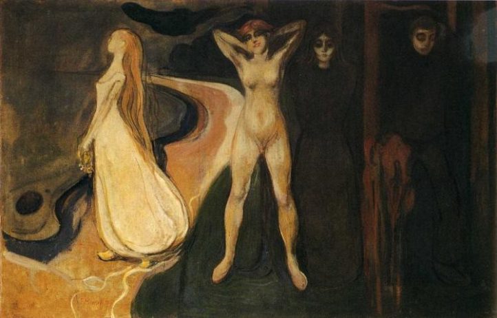 Femeie în trei stadii - Edvard Munch, 1895