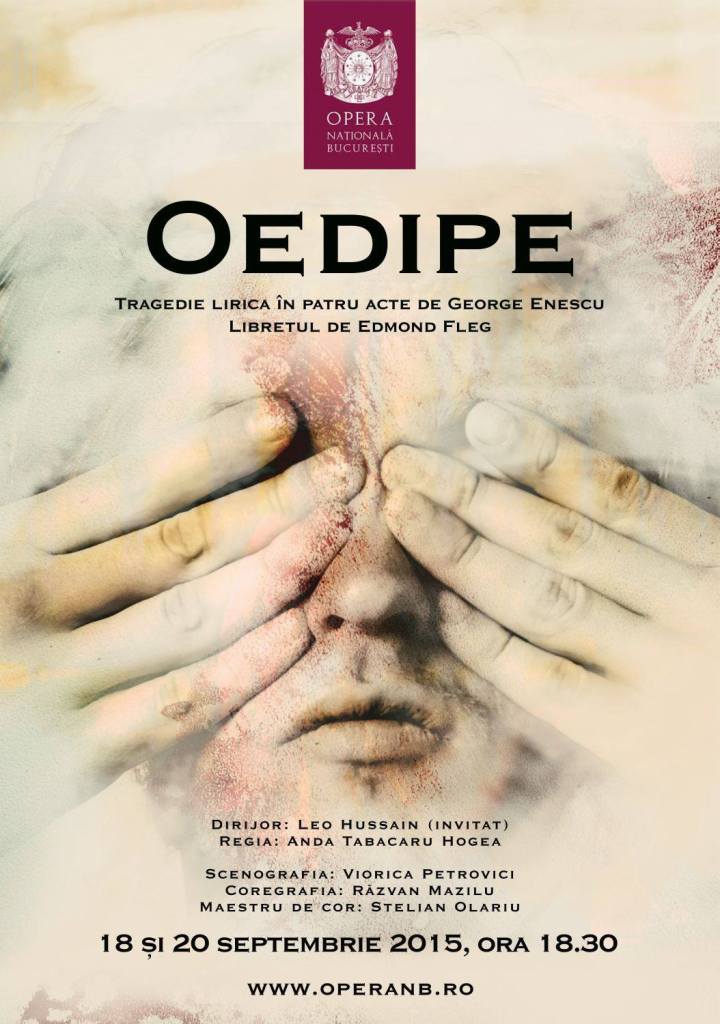 Œdipe la Opera Națională București, 2015 - Afiș