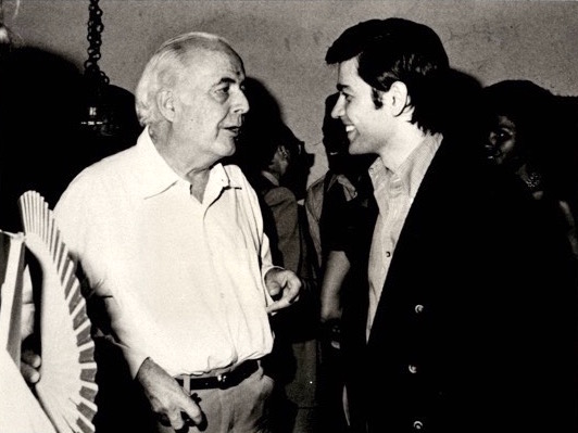 Gian Carlo Menotti și Christian Badea la Festivalul de la Spoleto